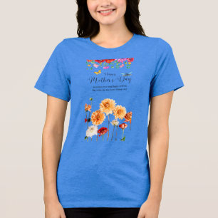 T-shirt En Tri-matière Tee de la Fête des Mères - Amour à travers les kil