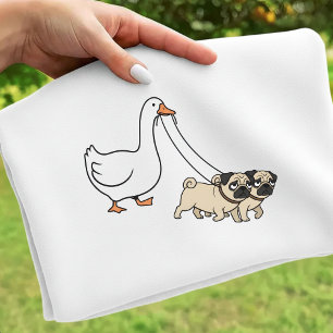 T-shirt En Tri-matière Tee Goose et chiens Maman Pug drôle  