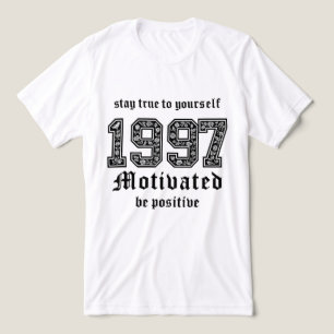 T-shirt En Tri-matière Tee graphique motivationnelle - Restez fidèle à vo