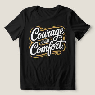 T-shirt En Tri-matière Tee-shirt calligraphié Courage avant Confort