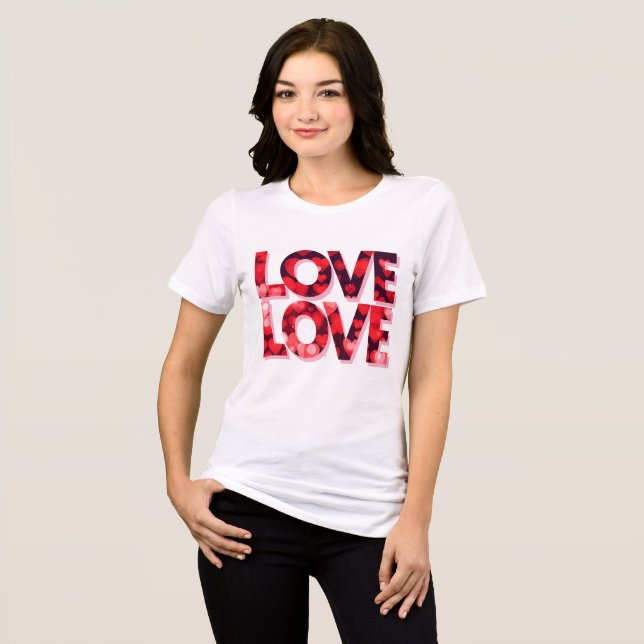 T-shirt En Tri-matière Tee-shirt de proposition pour filles romantiques (Recto plein)