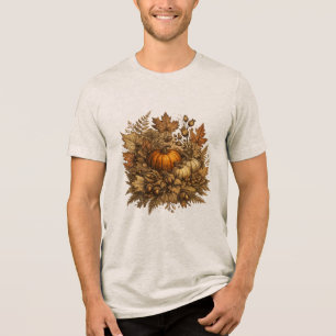 T-shirt En Tri-matière Tee-shirt homme Antique Botanical Fall Halloween