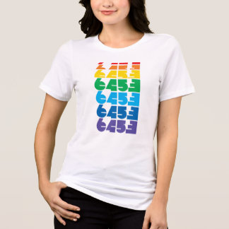 T-shirt En Tri-matière Tee-shirt multicolore pour femmes 6453