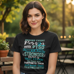 T-shirt En Tri-matière Tenez bon avec quelqu'un vivant avec le SSPT à tra