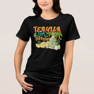 T-shirt En Tri-matière Tequila, Citron & Soleil 
