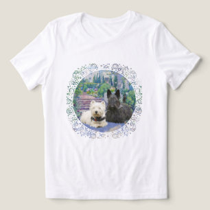 T-shirt En Tri-matière Térrier écossais avec Westie