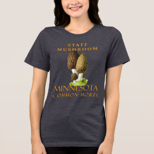 T-shirt En Tri-matière Territoire du Minnesota Champignon La Morille Comm