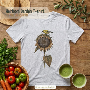 T-shirt En Tri-matière Tête de graine de tournesol botanique