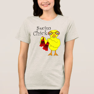 T-shirt En Tri-matière Texte de sélection de nage