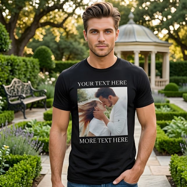 T-shirt En Tri-matière Texte personnalisé et photo (Créateur téléchargé)
