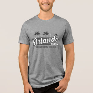 T-shirt En Tri-matière Texte personnalisé Orlando Floride