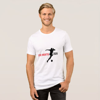 T-shirt En Tri-matière THE NORTH 2026 // LE NORD - Canadian Soccer Fan 