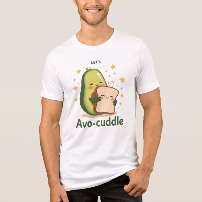 T-shirt En Tri-matière The Perfect Cuddle with Avocado and Toast (Recto)