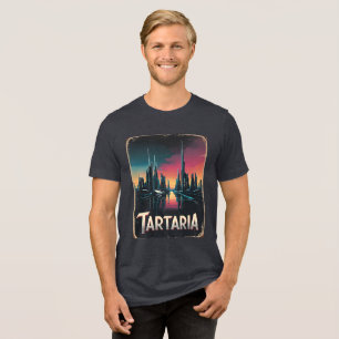 T-shirt En Tri-matière Théorie conspirationniste de Tartaria vintage Tee