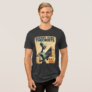 T-shirt En Tri-matière Théorie de la conspiration des Aliens anciens