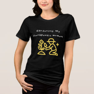 T-shirt En Tri-matière Thérapie de Jardinage