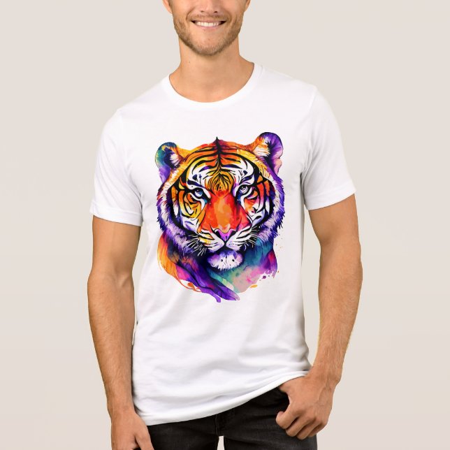 T-shirt En Tri-matière tigre (Recto)