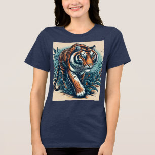 T-shirt En Tri-matière "Tigre majestueux - Pouvoir et grâce en mouvement"