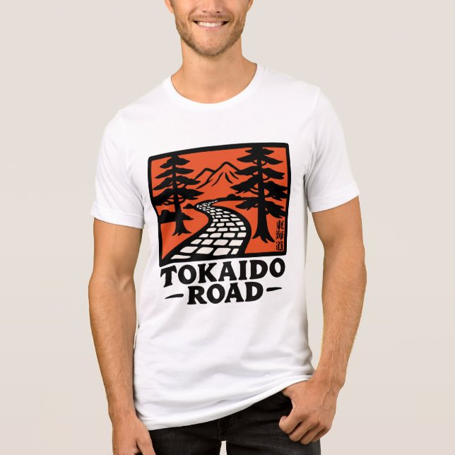 T-shirt En Tri-matière Tokaido Road - Japan - Samurai  (Recto)