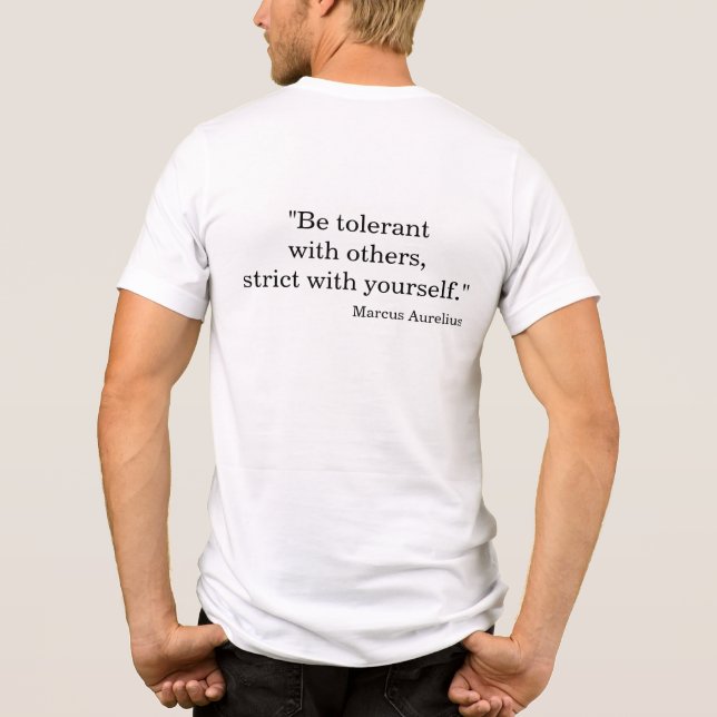 T-shirt En Tri-matière Tolérance avec les autres (Verso)