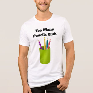 T-shirt En Tri-matière Too Many Pencils Club Tri-Blend Shirt 