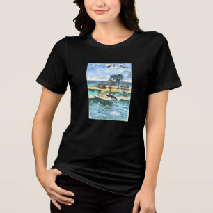 T-shirt En Tri-matière Toujours Nager Avec Un Ami