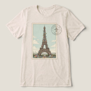 T-shirt En Tri-matière Tour Eiffel vintage