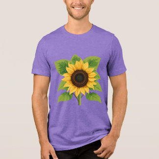 T-shirt En Tri-matière Tournesol & Soleil - Symbole de l'optimisme et de