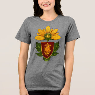 T-shirt En Tri-matière Tournesol & Soleil – Symbole d'Optimisme & de Croi
