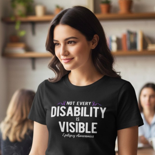 T-shirt En Tri-matière Toutes les incapacités ne sont pas visibles Epilep (Créateur téléchargé)