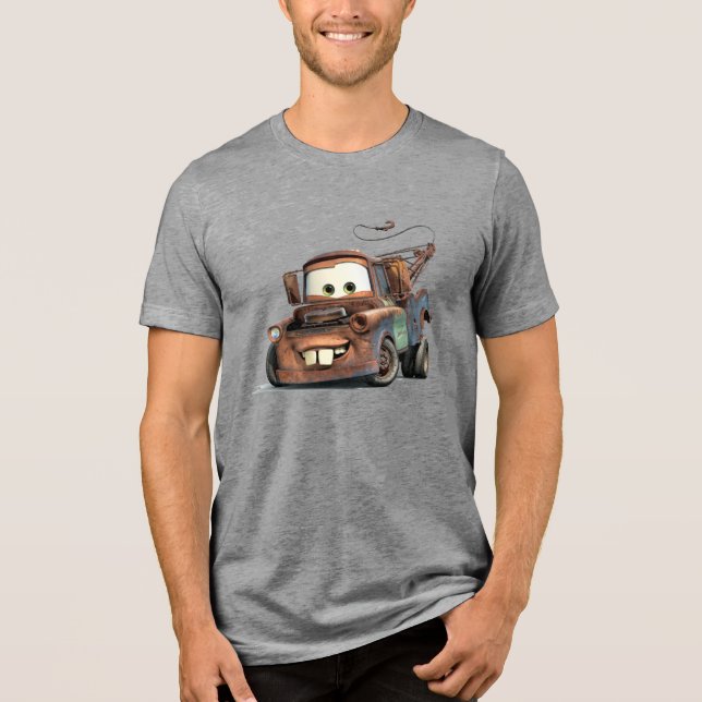T-shirt En Tri-matière Tow Truck Mater Sourire Disney (Recto)