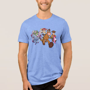 T-shirt En Tri-matière Toy Story 5   Woody, Jessie et Buzz partent à chev