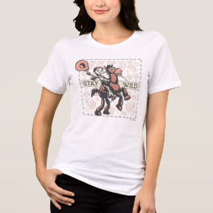 T-shirt En Tri-matière Toy Story Jessie & Bullseye "Restez Sauvage"