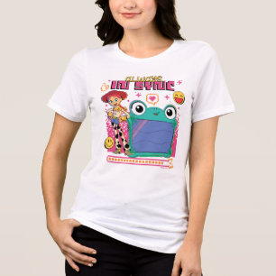 T-shirt En Tri-matière Toy Story Jessie & Lilypad "Toujours en phase"