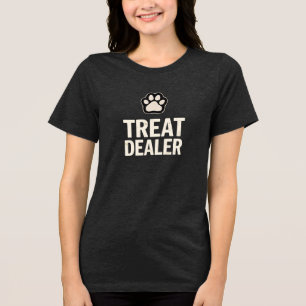 T-shirt En Tri-matière Traiter le concessionnaire drôle chien amoureux fe