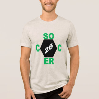 T-shirt En Tri-matière Tri-blend Shirt oatmeal  DESIGN  SOCCER  26