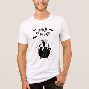 T-shirt En Tri-matière tricoter ou traiter le chaudron de sorcière