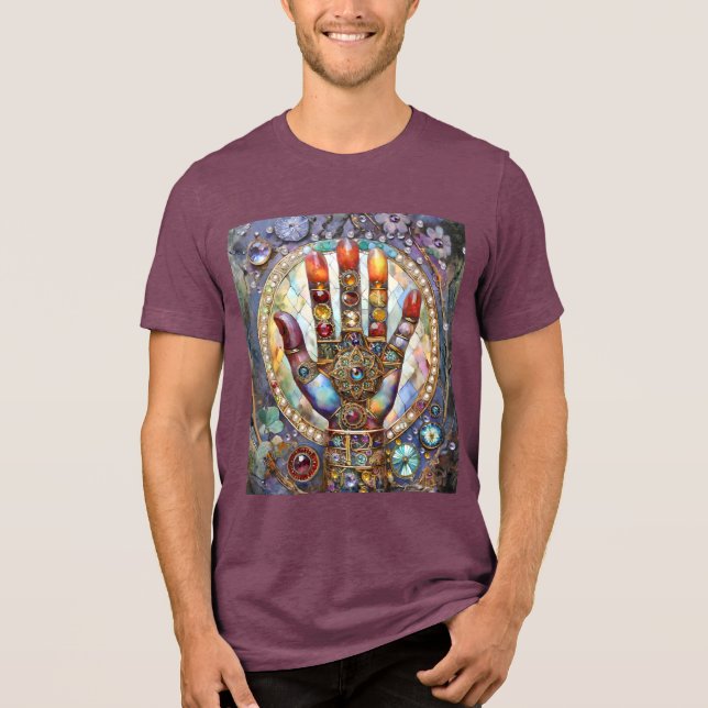 T-shirt En Tri-matière Troisième œil Mystique Paume (Recto)