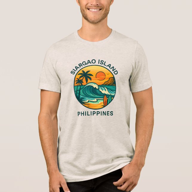 T-shirt En Tri-matière Tropical Soul - Siargao Island Philippines (Recto)