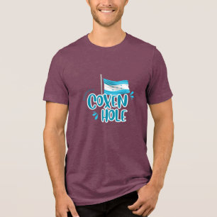 T-shirt En Tri-matière Trou de Coxen avec le drapeau du Honduras