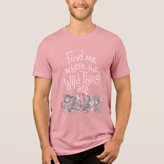 T-shirt En Tri-matière Trouvez-moi où sont les choses sauvages (Recto)