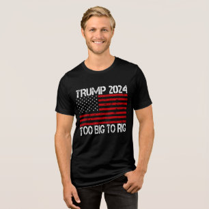 T-shirt En Tri-matière Trump 2024 Trump Trop Gros Pour Faire L'Épreuve -