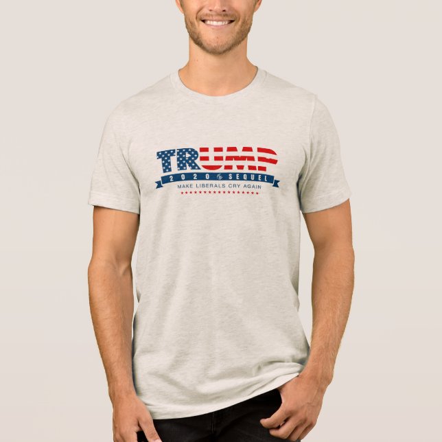 T-shirt En Tri-matière Trump Sequel 2024 : nouveauté pour l'élection prés (Recto)