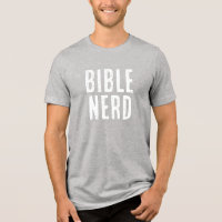 Typographie de nerd de la Bible drôle étude chréti