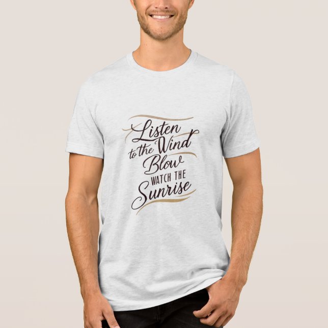 T-shirt En Tri-matière Un magnifique morceau d'art de mots avec un harmon (Recto)