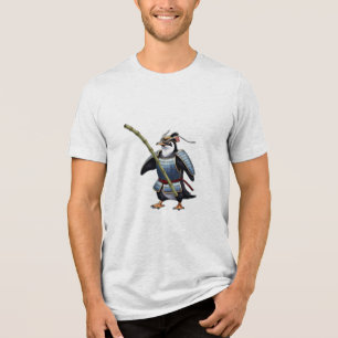T-shirt En Tri-matière Un pingouin de samouraï f