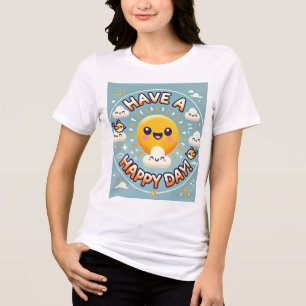 T-shirt En Tri-matière une chemise heureuse
