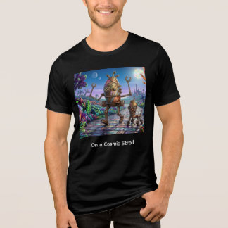 T-shirt En Tri-matière Une promenade cosmique pour l'amour des robots et 