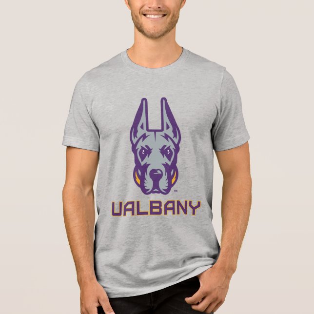 T-shirt En Tri-matière Université d'Albany Great Danes (Recto)