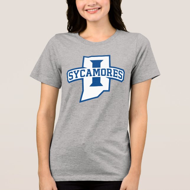 T-shirt En Tri-matière Université d'État d'Indiana Sycamores (Recto)